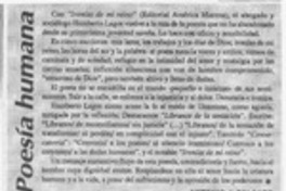 Poesía humana  [artículo] Antonio J. Salgado.