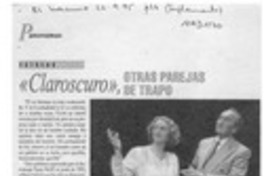 "Claroscuro", otras parejas de trapo "Claroscuro", otras parejas de trapo