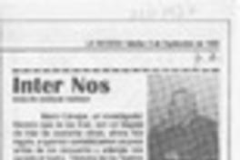 Inter Nos  [artículo] Enrique Neiman.