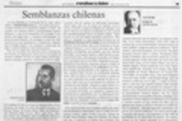 Semblanzas chilenas Semblanzas chilenas