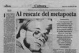 Al rescate del metapoeta
