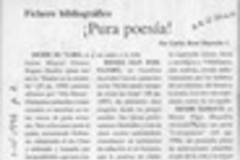 Pura poesía!  [artículo] Carlos René Ibacache I.