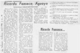 Ricardo Fonseca Aguayo Ricardo Fonseca Aguayo