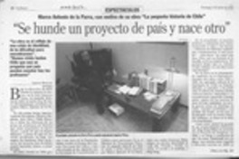 "Se hunde un proyecto de país y nace otro"  [artículo] Lisette Mailllet.
