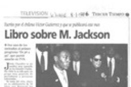 Libro sobre M. Jackson  [artículo] Francisco Villagrán.