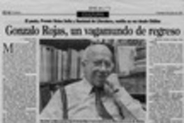 Gonzalo Rojas, un vagamundo de regreso (entrevista) Gonzalo Rojas, un vagamundo de regreso (entrevista)