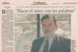 "Hacer el amor con las palabras" "Hacer el amor con las palabras"