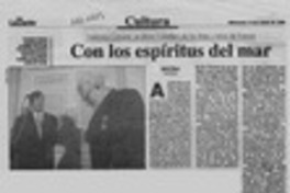 Con los espíritus del mar  [artículo] Ignacio Iñíguez.
