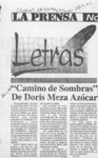 "Camino de sombras"  [artículo] E. A. Q.