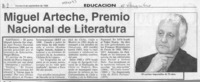 Miguel Arteche, Premio Nacional de Literatura  [artículo]