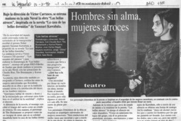 Hombres sin alma, mujeres atroces