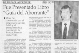Fue presentado libro "Guía del ahorrante" Fue presentado libro "Guía del ahorrante"