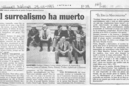 El Surrealismo ha muerto  [artículo].