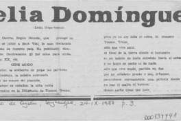 Delia Domínguez  [artículo] Sergio Ojeda Uribe.