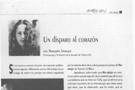 Un disparo al corazón  [artículo] Inés Margartia Stranger.