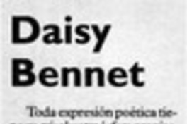 Daisy Bennett Daisy Bennett