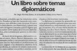 Un libro sobre temas diplomáticos Un libro sobre temas diplomáticos