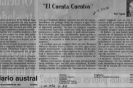 "El cuenta cuentos"  [artículo] Nori Agoni.