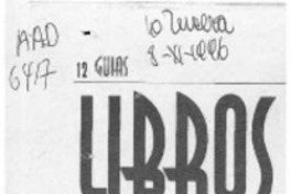 Libros  [artículo] Lilioska Yankovic.