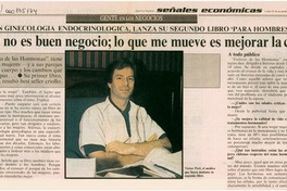 Perl, escribir no es buen negocio, lo que me mueve es mejorar la calidad de vida Perl, escribir no es buen negocio, lo que me mueve es mejorar la calidad de vida