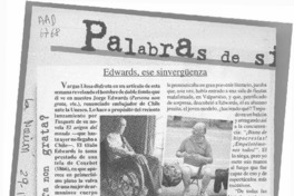 Edwards, ese sinverguenza  [artículo].