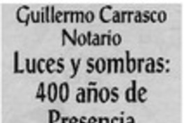 Luces y sombras, 400 años de presencia agustina en Chile Luces y sombras, 400 años de presencia agustina en Chile