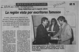 La Región vista por escritores famosos La Región vista por escritores famosos
