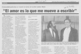 "El Amor es lo que me mueve a escribir" "El Amor es lo que me mueve a escribir"