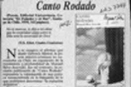 Canto rodado  [artículo] Luis Uribe Briceño.