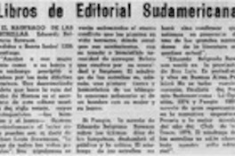 Libros de editorial sudamericana Libros de editorial sudamericana