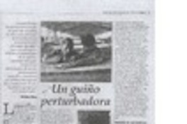 Un guiño perturbadora. Un guiño perturbadora.