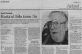 Hasta el hilo tiene fin  [artículo] X. C. O.