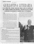 Guillotina literaria  [artículo] Marcelo Soto.