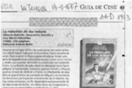 La rebelión de los robots  [artículo] Lilioska Yankovic.