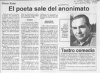 El Poeta sale del anonimato  [artículo].