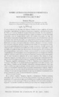 Sobre letras coloniales y semiótica literaria notas de una lectura