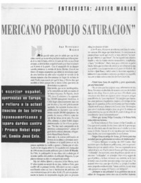 "El boom latinoamericano produjo saturación"