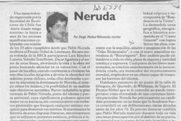 Neruda  [artículo] Diego Muñoz Valenzuela.
