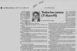 Todos los cantos (Ti Kom VL) Todos los cantos (Ti Kom VL)