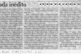 Neruda inédito