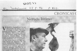 Neruda íntimo Neruda íntimo