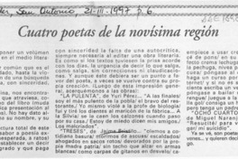 Cuatro poetas de la novísima generación Cuatro poetas de la novísima generación
