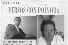 Versos con pólvora  [artículo] Marcelo Soto.