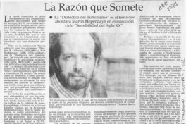 La razón que somete  [artículo] C. Andonie D.