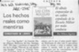 Los hechos reales como mentiras  [artículo] Milton Aguilar.