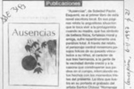Ausencias  [artículo].