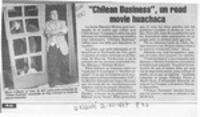 "Chilean Business", un road movie huachaca  [artículo].