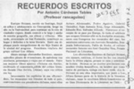 Recuerdos escritos