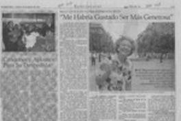 Malu Gatica en última entrevista en TV, "me habria gustado ser más generosa"