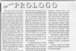Prólogo Prólogo